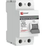 Выключатель дифференциального тока (УЗО) 2п 63А 100мА тип A ВД-100 ...