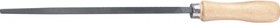 15926, Напильник, 200 мм, квадратный, деревянная ручка