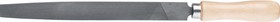 16232, Напильник, 300 мм, плоский, деревянная ручка