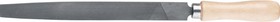 16229, Напильник, 250 мм, плоский, деревянная ручка