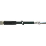 CAM8.A4-11232565, Straight Female M8 to Unterminated Sensor Actuator Cable, 5m
