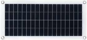 Фото 1/6 Semi Flexible Solar Panel (18V 10W), Полугибкая поликристаллическая кремниевая солнечная панель (18 В, 10 Вт), поддерживает регулируемый