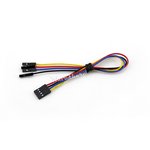 Jumper Wire 4-pin to separated pins, Соединительный провод-перемычка, 4-пин (F-F)