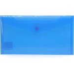 Папка-конверт BLAZE на кнопке 250x135 мм синяя 12 шт в упаковке A1855 BU