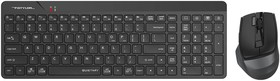 Фото 1/8 Комплект (клавиатура+мышь) A4TECH Fstyler FG2400 Air, USB, беспроводной, черный [fg2400 air black]