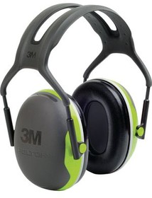 X4A, Peltor Optime I Hearing Protection Headband Lightweight 33dB Black / Green / Yellow