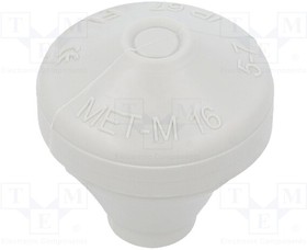 MET-M16 RAL7035, Кабельный ввод, ТРЕ (термопластичный эластомер), серый, 5-7ммм