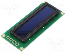 REG010016CBPP5N00100, Дисплей: OLED, графический, 2,4", 100x16, Разм: 85x36x10мм, синий