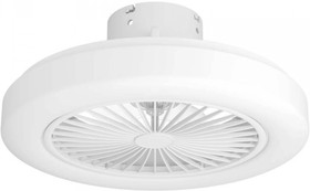 Eglo 35095 Вентилятор с подсветкой ORTONA, 3X8,5W(LED), ?460, пластик, белый/ акрил, молочный