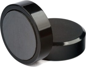 Фото 1/3 Магнит для магнитной доски 30 мм, черный, 10шт 9-3613132-010F