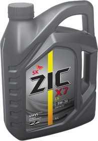 Масло моторное ZIC X7 LS 5W-30 синтетическое 200 л 202619 | купить в розницу и оптом