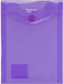 Папка-конверт BLAZE на кнопке А7 фиолетовая 12 шт в упаковке A1857 PU