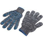 трикотажные перчатки с ПВХ-покрытие, 13 класс, (Серые) GGC-13