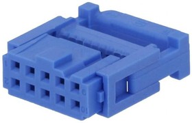 Фото 1/4 1658527-4, 10-Way IDC Connector Socket for Cable Mount, 2-Row