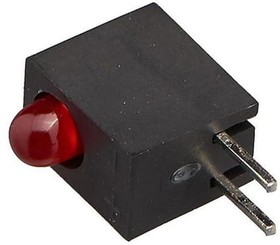 Фото 1/4 L-934CB/1ID, LED; in housing; red; 3mm; No.of diodes: 1; 20mA; Lens: red,diffused