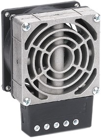 Фото 1/2 Обогреватель на DIN-рейку с вентилятором 300Вт 230В IP20 Quardo PROxima EKF heater-vent-q-300-20