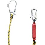 Sling rope with shock absorber type aB 2 m polyamide