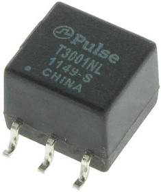 T3001NLT, Audio Transformers / Signal Transformers SMD T3/DS3/E3/STS-1 100uH 1-Port