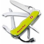 Складной нож Victorinox RescueTool One Hand, функций: 12, 111мм, салатовый  ...