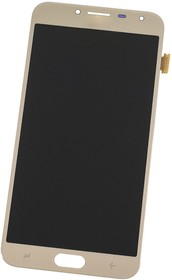 Фото 1/5 Дисплей OLED для Samsung Galaxy J4 (2018) SM-J400F / (Экран, тачскрин, модуль в сборе) / AMS549HZ37 золотистый