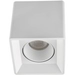 Denkirs DK3080-WH Светильник накладной IP 20, 10 Вт, GU5.3, LED, белый/белый, пластик