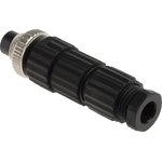 Circular Connector, 4 Contacts, Cable Mount, M8 Connector, Plug, Male, IP67, E Series