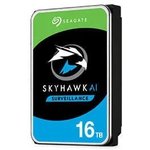 16TB Seagate SkyHawkAl (ST16000VE002) {SATA 6 Гбит/с, 7200 rpm, 256 mb buffer ...