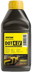 95006100, Жидкость тормозная TEXTAR DOT 4 0.5л.