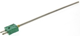 Фото 1/2 SYSCAL Type K Mineral Insulated Thermocouple 250mm Length, 6mm Diameter → +1100°C