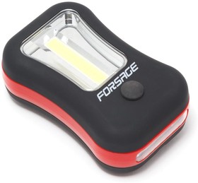 F68613F01X0074, Фонарик переносной светодиодный в комплекте с батарейками (торцевой свет 4LED, боковой свет CUB, 3xA