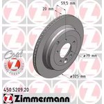 450.5209.20, 450.5209.20_диск тормозной !задн. 325x20/60-5x120 \ Land Rover ...