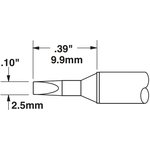 Картридж-наконечник (2.5х9.9 мм; клин) для СV/MX-HTD CVC-7CH0025S