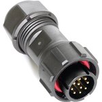 Circular Connector, 3 Contacts, Panel Mount, Socket, Female, IP67