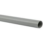 Труба гладкая ПВХ жесткая d25 мм (2 м) (25 шт. по 2 метра) серая EKF-Plast trg-25-2m