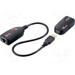 UA0207, Кабель USB USB 1.1,USB 2.0 черный Кат 5e,6