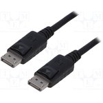 50454, Кабель, DisplayPort1.1, вилка DisplayPort, с обеих сторон, 3м