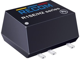 R1SE-1505/H2-R, Isolated DC/DC Converters - SMD 1W 15Vin 05Vout 200mA
