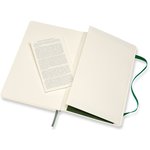 Блокнот Moleskine Classic Soft, 192стр, в линейку, мягкая обложка, зеленый [qp616k15]