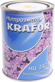 482, Краска желтая 700г НЦ-132 KRAFOR | купить в розницу и оптом