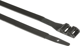 01890125010, Cable Tie, 265mm x 9 mm, Black PA 12, Pk-100