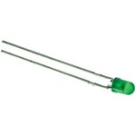 HLMP-1790-A0002, Standard LEDs - Through Hole Green Diffused 565nm 2.3mcd
