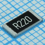 RBJ-12MR220FT, (чип 2512 0.22 1% 1W +500ppm/°C), Толстопленочный ЧИП-резистор ...