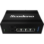 Scodeno XPTN-9000-45-2GX4GP, серия Lite, индустриальный неуправляемый PoE ...