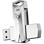 Флеш Диск DM PD096 128Gb (USB3.0)  PD096 128Gb  металл, поворотная