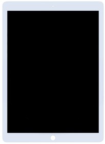 Фото 1/2 Дисплей (экран) в сборе с тачскрином для iPad Pro 12.9" (2017) с микросхемой (белый)
