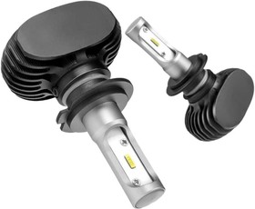Светодиодные лампы LED для авто S1 H7 25Вт 12В лампочки для автомобилей в фары , комплект 2шт S1-H7