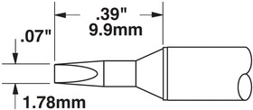 Картридж-наконечник (1.78х9.9 мм; клин) для СV/MX CVC-7CH0018S