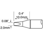 Наконечник (2х10 мм; клин) для MFR-H1 SFP-CH20