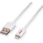 11.02.8321, Cable, USB-A Plug - Apple Lightning, 1m, USB 2.0, White