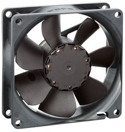 8418N/2H, Axial Fan DC Ball 80x80x25.4mm 48V 3600min sup -1 /sup  78m³/h 3-Pin Stranded Wire
